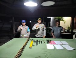 Polsek Nabire Barat Gelar Razia Malam untuk Minimalisir Kecelakaan dan Kriminalitas