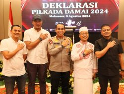 Kapolda Sulsel Hadiri Deklarasi Pilkada Damai 2024, Tekankan Pentingnya Keamanan dan Netralitas*