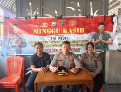 Tim minggu kasih Kembali Sambangi Pengunjung Warkop di Kota Makassar