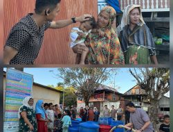Pasca Aksi Demo Kawal Putusan MK, Mahasiswa dan Polisi Kolab Disitribusikan Air Bersih