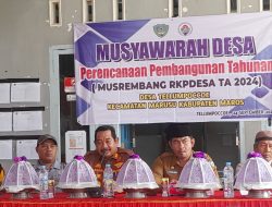 MUSREMBANG Desa Tellumpoccoe, Kecamatan Marusu Kabupaten Maros; Harapan Camat Marusu : Semua Tahapan di Desa berjalan sesuai aturan.