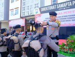 Wakapolda Sulsel Pimpin Penutupan Pembinaan Tradisi dan Latihan Peningkatan Kemampuan Samapta di Polda Sulsel*