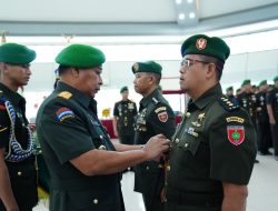 Pangdam XIV/Hsn Memimpin Tradisi Penerimaan, Sertijab dan Penyerahan Tugas Di Lingkungan Kodam XIV/Hsn*