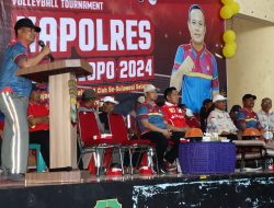 Polres Palopo Memperingati HUT Bayangkara Ke 78 Kegiatan Volleyball Tournament