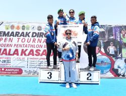 Atlet Pentathlon Kodam XIV/Hsn Kembali Meriah Medali Pada Event Kejuaraan Open Turnament Modern Pentathlon Piala KASAU 2024*