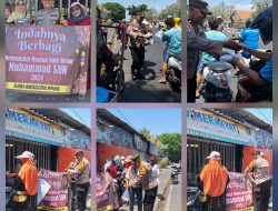 Polsek Tanggulangin Berbagi Sambut Maulid Nabi