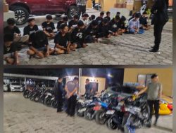 Patroli Gabungan di Maros, Belasan Motor dan Puluhan Remaja Diamankan Polisi