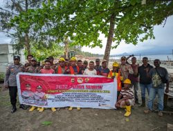 Personil Polsek Muara Tami Lakukan Kunjungan Sambang Kepada Pekerja Bangunan