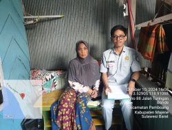 Jasa Raharja Majene Jemput Bola serahkan Santunan Korban Laka Lantas