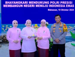 Kapolda Sulsel Hadiri Peringatan Hari Kesatuan Gerak Bhayangkari Ke-72 Tahun 2024*