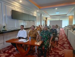 Pamen Ahli Bidang Ekonomi Poksahli Pangdam XIV/Hsn Menghadiri Rakor Pengendali Inflasi Daerah Secara Virtual*