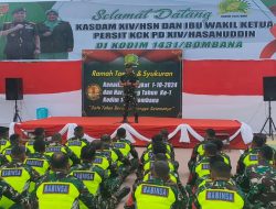 Kasdam XIV/Hsn Melaksanakan Kunjungan Kerja di Kodim 1431/Bombana*