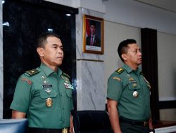 Kasdam XIV/Hsn Mengikuti Zoom Meeting Penandatanganan MoU dan Gerakan Nasional Pangan Merah Putih*