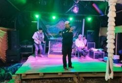 Cooling system, Bhabinkamtibmas berikan pesan kamtibmas terkait Pilkada Damai di sebuah pesta pernikahan*