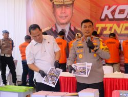 Kapolda Sulsel Pimpin Press Release Penanganan Kasus Tindak Pidana Korupsi di Sulawesi Selatan*