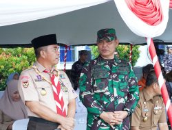 Pamen Ahli Bid. OMP Poksahli Pangdam XIV/Hsn Menghadiri Apel Bersama Pramuka Saka Bahari PPKM*