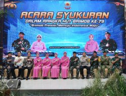Pamen Ahli Bid. Sosbud Poksahli Pangdam XIV/Hsn Menghadiri Syukuran HUT Ke-79 Brimob Polri Tahun 2024*