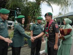 Kapendam XIV/Hsn Resmi Berganti Dari Kolonel Inf Hutajulu Kepada Letkol Arm Awan*