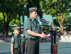 Irdam XIV/Hsn Memimpin Upacara 17-an Bulan November 2024 di Makodam*