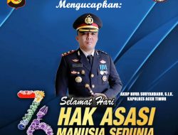Kapolres Aceh Timur: Keberagaman dan Kerukunan Pondasi Menuju Indonesia Emas 2045*