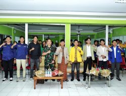 Pamen Ahli Bid Ideologi Politik Pangdam XIV/Hsn Hadiri Pengukuhan Pengurus BEM Nusantara Sulsel di Politekni Muhammadiyah Makassar*