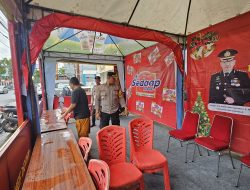 Kapolsek Bontoala Lakukan Pengecekan Kesiapan Pos PAM Nataru*