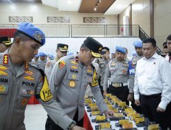 Cegah Penyalahgunaan, Wakapolda Sulsel Lakukan Pemeriksaan Senjata Api dan Amunisi Personel*