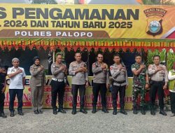 Kapolres Palopo menegaskan pentingnya kesiapan personel dan kelengkapan sarana di setiap pos