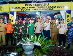 Kasdam XIV/Hsn Bersama Forkopimda Sulsel Melaksanakan Peninjauan Pos Pengamanan, Pos Pelayanan dan Pos Terpadu Operasi Lilin-2024 di Wilayah Kota Makassar*