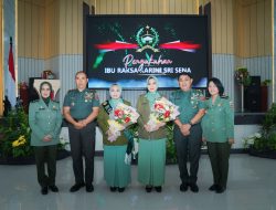 Pengukuhan Ny. Infita Windiyatno sebagai Ibu Raksakarini Sri Sena Kodam XIV/Hsn*