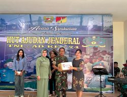 Kaajendam XIII/Merdeka Pimpin Syukuran HUT Ke-74 Ajen TNI AD Tahun 2024*