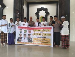 Kapolres Palopo juga menyampaikan apresiasi kepada seluruh masyarakat Kelurahan Temmalebba, khususnya jamaah