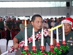 *Pangdam XIV/Hsn Hadiri Perayaan Natal Oikumene Tahun 2024 Pimpinan Kasad Secara Virtual*
