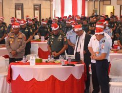 Kasdam XIII/Merdeka Hadiri Perayaan Natal Oikumene Tahun 2024 Pimpinan Kasad Secara Virtual*