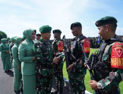 Kasdam XIV/Hsn Pimpin Apel Pengantaran Satgas Pamtas RI-PNG ke Sanggabuana*