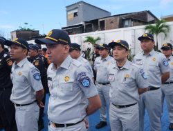 Jasa Raharja Sulsel Hadiri Apel Penutupan Posko Terpadu Angkutan Laut Natal 2024 & Tahun Baru 2025 Pelabuhan Utama Makassar