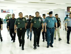 Irdam XIV/Hsn Sambut Pj. Gubernur Sulsel di Bandara Sultan Hasanuddin*