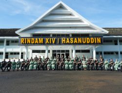 Tatap Muka Bersama Personel Rindam, Pangdam XIV/Hsn: Profesionalisme Pelatih Adalah Kunci Lahirnya Prajurit Tangguh*