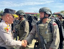 Kapolda Sulteng Bangga atas Dedikasi Personel Brimob dalam Operasi Damai Cartenz di Papua