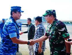 Irdam XIV/Hsn Sambut Kedatangan Kasau Di Base Ops Lanud Sultan Hasanuddin*