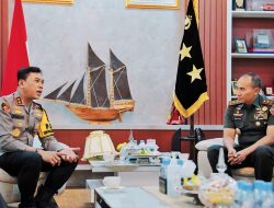 Sinergi TNI-Polri, Pangdam XIV/Hsn Bersilaturahmi ke Mapolda Sulsel*