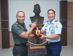 *Pangdam XIV/Hsn Terima Audiensi Danlanud Sultan Hasanuddin di Makodam*