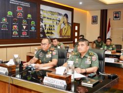 Bahas Pembentukan Batalyon TP di Wilayah, Pangdam XIV/Hsn Gelar Vicon Bersama Para Danrem dan Dandim Jajaran*