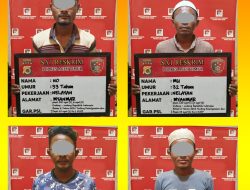 Polres Aceh Timur Kembali Tetapkan 4 WNA Sebagai Tersangka TPPM*