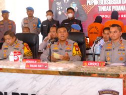 Kapolda Sulsel Pimpin Press Release Pengungkapan Kasus Narkoba dan Pupuk Bersubsidi di Polres Sidrap*