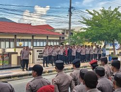 pengamanan yang terdiri dari Polres Palopo, Polres Luwu, Polres Lutra, serta Sat Brimob Yon D Polda Sulsel.