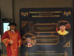 Pimpinan PT. Group Media Centre Sampaikan Ucapan Selamat atas Pengukuhan Guru Besar Prof. Capt. Eddy Sumartono di Asean University International Malaysia