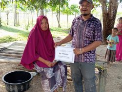 Pembagian BLT Kemiskinan Ekstrim Tahun 2025 Triwulan Desa Gampong Sama Dua.