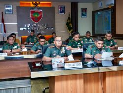 Pangdam XIV/Hsn Ikuti Rakor Percepatan Penyerapan Gabah dan Padi Secara Virtual*