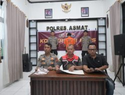 Polres Asmat Gelar Press Release Kasus Penjualan Miras Jenis Sopi